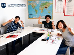 International student in a U.S. ESL classroom — ESL vs EFL explained for international students