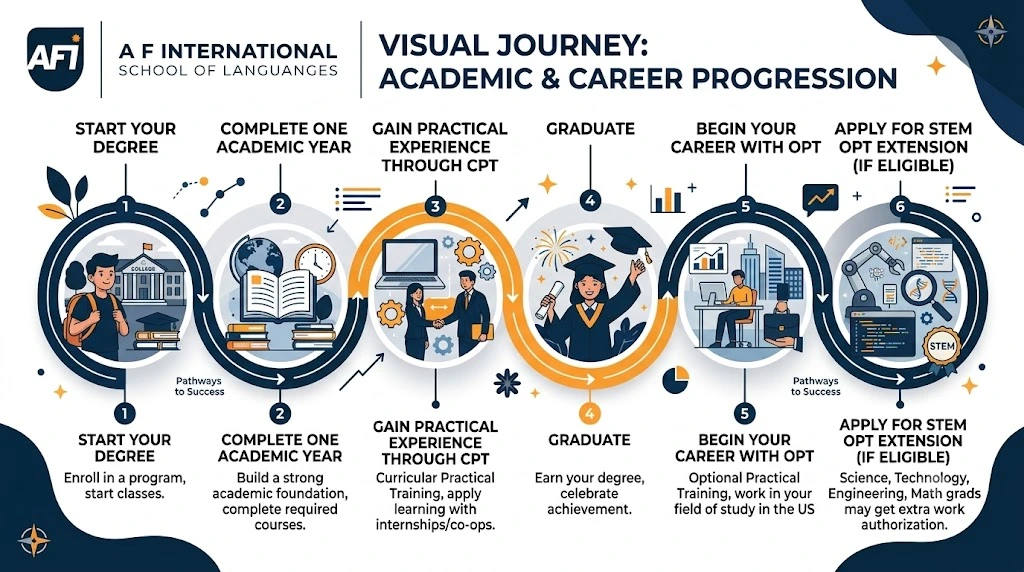 How CPT and OPT Fit Into Your Student Journey